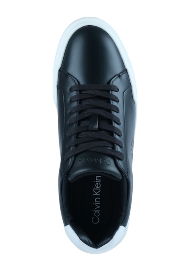 Calvin Klein Chunky Cupsole Erkek Siyah Deri Ayakkabı Ym0ym01344-0gm Siyah