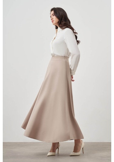 Bsc Kloş Bej Etek 001