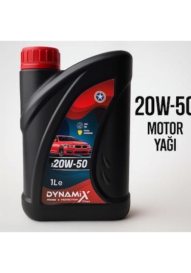 Dynamix Rasha 20W-50 Motor Yağı 1 L