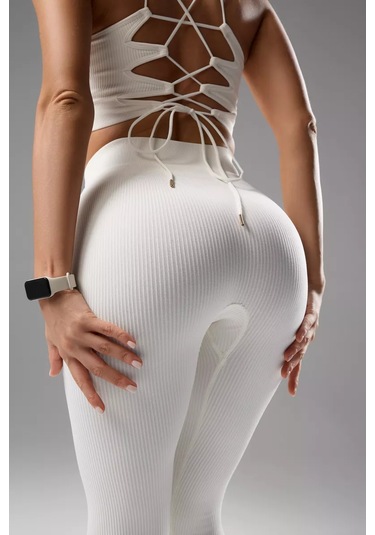 Invıbe Narin Şeritli Tayt 117540866 Bej