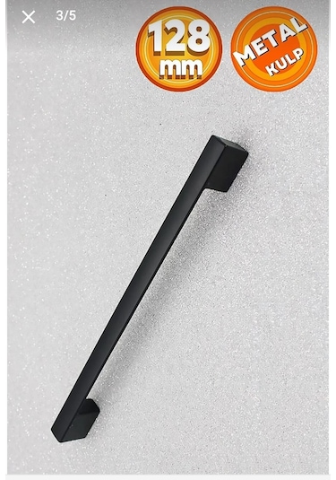 Sehrimanoglu 128mm Köprü Metal Kulp Dolap Çekmece Mutfak Kulpu