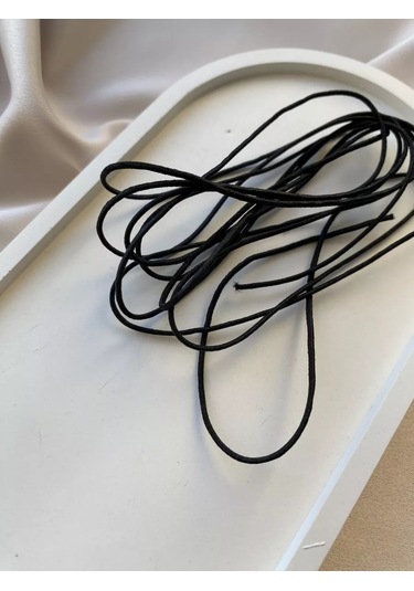 Siberiana Şapka Lastiği Siyah 1 Mm 196404012