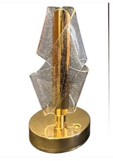 Sarmal Led Dekoratif Masa Lambası Gold
