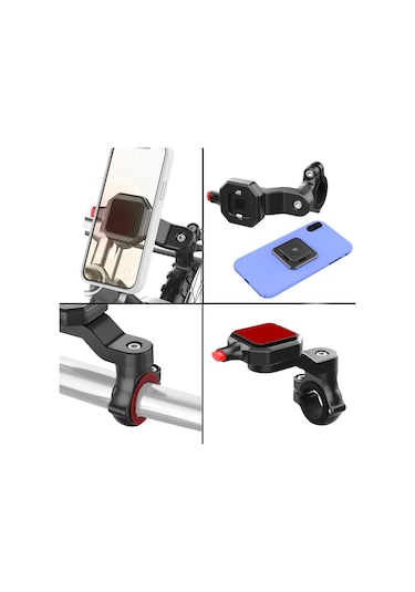 Knmaster Tt-710 Tüm Motosikletlere Uyumlu Telefon Tutucu