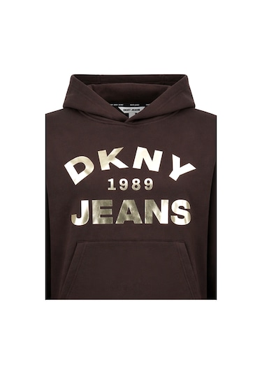 Dkny Kadın Sweatshırt Djqt1722-oky Kahverengi