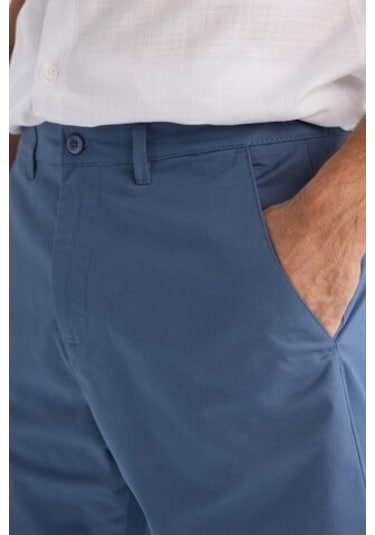 Defacto %100 Pamuk Regular Fit Gabardin Bermuda Şort C7684ax25spın257 İndigo