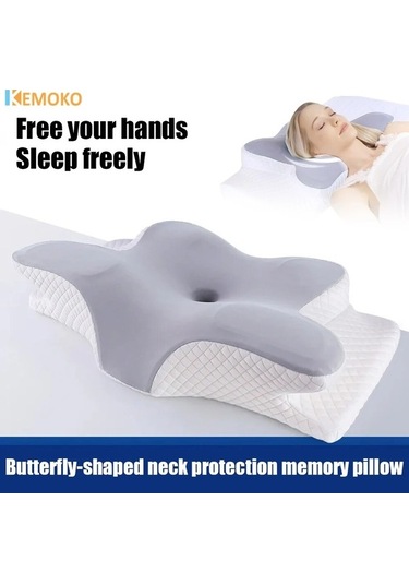 Carrier- 2'si 1 Arada Bellek Köpük Servikal Yastık, İçin,hızlı Relaks Masaj Cihazları,renpho Masaj 10020538 Beyaz