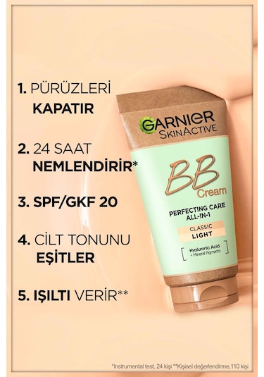 Garnier Açık Ton BB Krem 50 ML