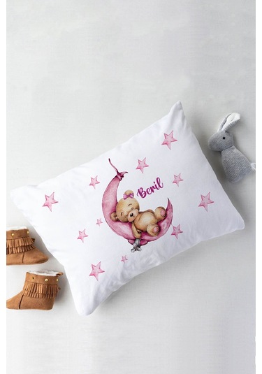 Lilabio %100 Organik Isme Özel Isimli 10lu Hastane Çıkışı Ayıcık Ekru