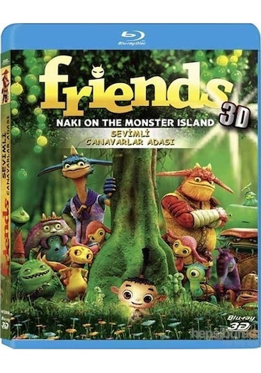 Fridens Naki On The Monster Island Sevimli Canavarlar 3D Blu-Ray