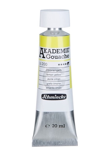 Schmincke Akademie Guaj Boya 20 Ml. 200 Lemon Yellow