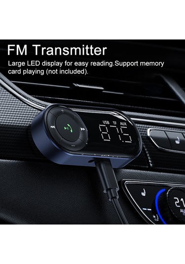 Shineyee Araç İçi Mini Fm Verici Ve Bluetooth Alıcı İle Güvenli Sürüş Ve Müzik Keyfi, Kolay Kullanım