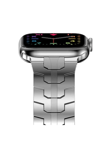 Watch 44mm Uyumlu Krd-63 Metal Tlzn Kordon-gümüş