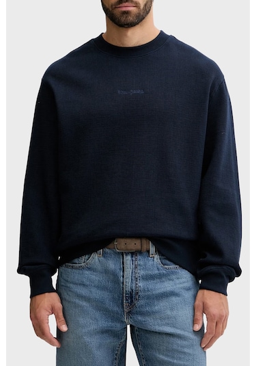 Tommy Jeans Erkek Sweat Dm0dm21622 C1g Lacivert Lacivert