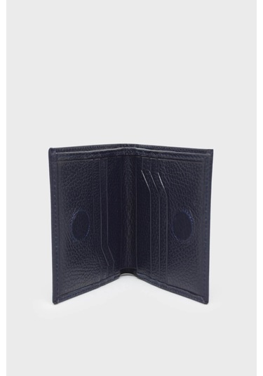 Kanuga Ysmn0210 Lacivert Unisex Deri Cüzdan Lacivert