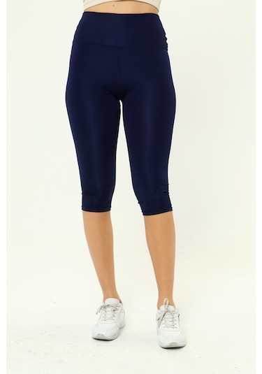 Kapri Tayt Toparlayıcı Yüksel Bel Lacivert Renk Lacivert