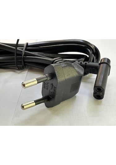 90 Derece Teyp Power Kablo 2.5 Metre Televizyon Power Kablo