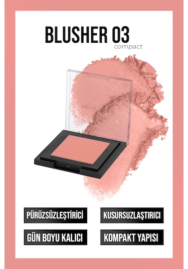 New Well Powder Blusher Toz Allık 03