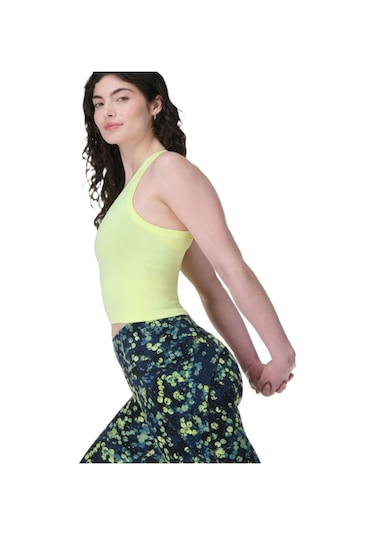Sweaty Betty Athlete Crop Seamless Workout 5140 Yeşil