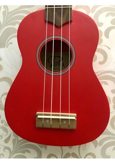 Puka Soprano Kırmızı Renk Ukulele