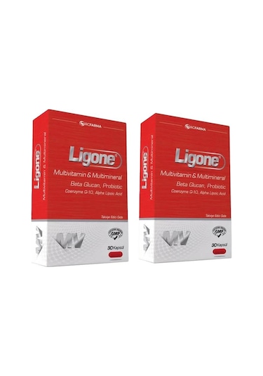 Rc Farma Ligone Multivitamin&Multimineral 2 x 30 Kapsül