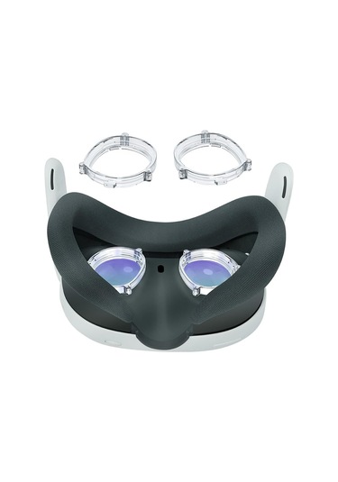 Meta Quest 3 Vr Manyetik Gözlük Çerçevesi İçin, Özellik: Anti Mavi Işık Lensi + Çerçeve Şeffaf