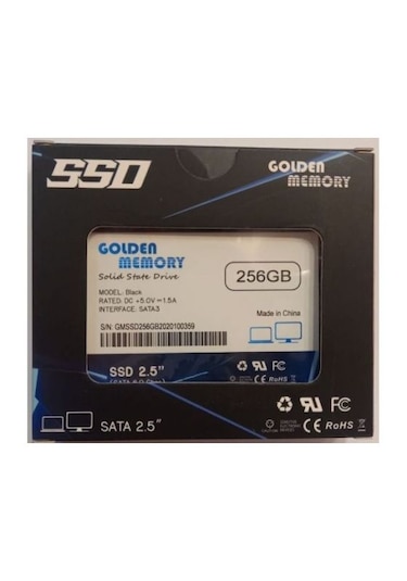 Golden Memory Gmssd256g 256gb 2.5" Sata3 6.0gbps Ssd Disk 1