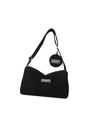 Suntek Kadın Omuzdan Askili Çanta Crossbody Çanta Siyah