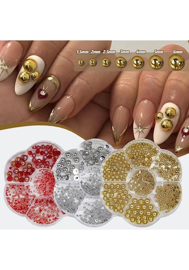 Nail Art İnci Dıy Reçine - Pembe
