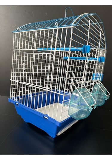Çotanaklar Kafes Çift Kapılı Orta Boy Kuş Kafesi 38 x 30 x 23 CM