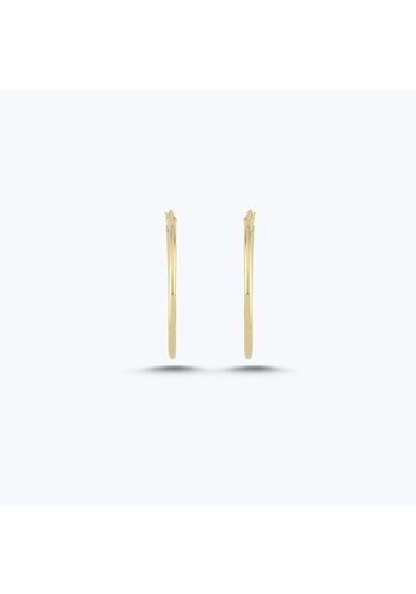 Altınbaş Altın Halka Küpe Akp0244-y-25977-30mm Çok Renkli