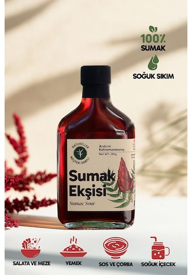 Natureller Sumak Ekşisi Tatlı Ekşi 3 x 280 G