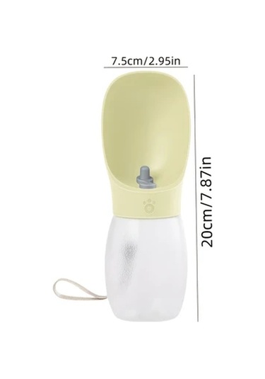 Willowhaven Yellow Renkli Taşınabilir Köpek Su Şişesi Ve Kasesi Sızdırmaz Dayanıklı Seyahat Outdoor