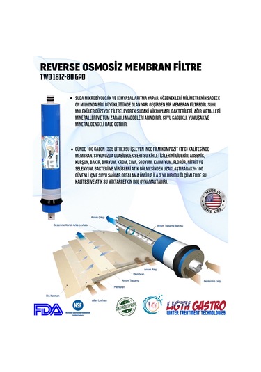 Kapalı Kasa Su Arıtma Cihazı 5 Filtreli Set