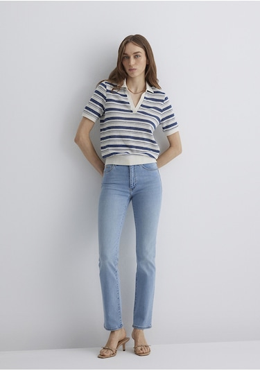 Mavi - Kendra Gold Luxury Vintage Açık Mavi Jean Pantolon 1074689170 Açık Mavi