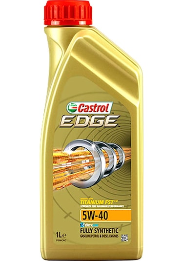 Castrol Edge Titanium FST 5W-40 Tam Sentetik Motor Yağı 1 L