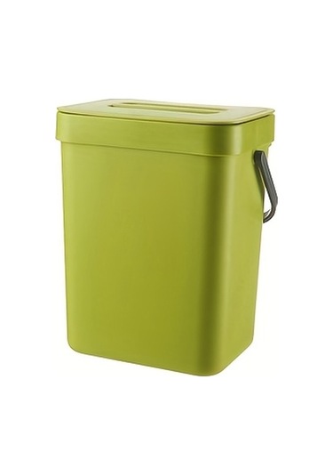 Cordial Green Ldq Duvar Tipi Çöp Kutusu: Büyük Kapasiteli, Kokuya Dayanıklı, Elleri Serbest Kullanım, Modern Siyah, Mutfak İçin Uygun, Kolay Temizlenir. Yeşil