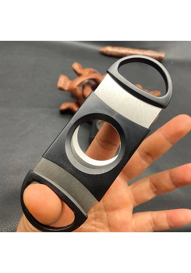 Cohiba 70 Ring Büyük Purolor için Çelik Plastik Puro Makası Db36