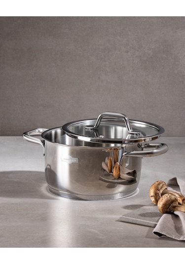 Madame Coco Nova Derin Tencere - Çelik - 18 Cm Çok Renkli