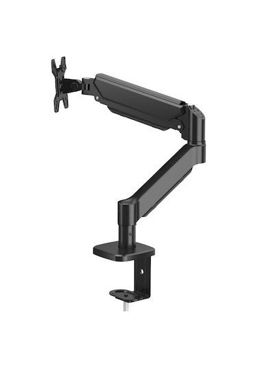 Sline M252 17-28inch Amortisörlü Hareketli Masa Üstü Tekli Monitör Standı