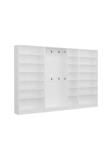 Minar Kale 210 Cm 7 Kapaklı 5b Raf Portmanto Byz Mbr Panjur Byz