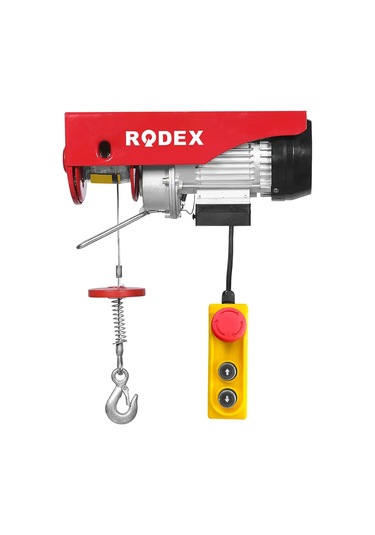 Rodex Elektrikli Vinç 1800w 120kg 20 Metre Halat