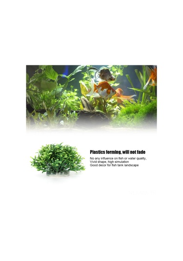 Moveevo Akvaryum Dekorasyonu Plastik Simülasyon Su Bitkisi - Canlı Görünüm, Renk Kaybı Olmaz, Su Kalitesine Etki Etmez, Temizliği Kolay