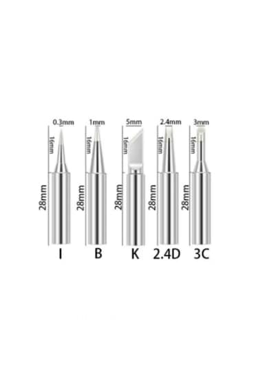 ST-60 Model Profesyonel 60W Isı Ayarlı Havya + 5 Kaliteli Yedek Uç
