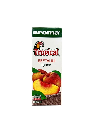 Aroma Tropical Şeftalili İçecek 200 Ml X 27 Adet