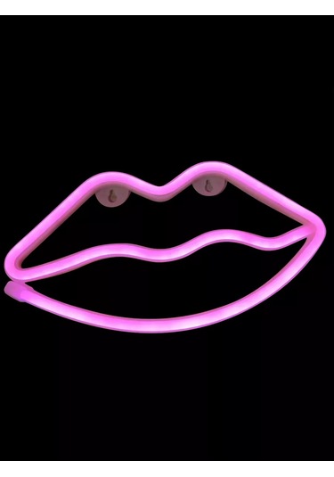 Riota Neon Lamba Los Duendes Pembe Işık 15x28 Cm 177380612 Pembe