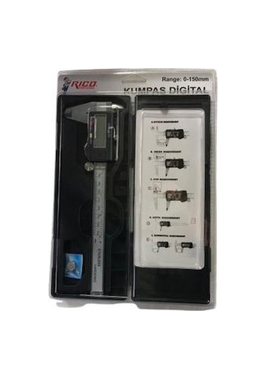 Rico Rc0002 Dijital Kumpas Kalınlık Ölçer 0-150Mm 6''