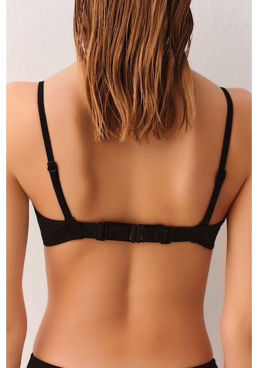 Suwen Diana Straplez Bikini Üst Sbn25565012 Siyah
