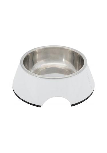 Trixie 25060 14 CM Melamin ve Paslanmaz Çelik Köpek Mama ve Su Kabı 200 ML
