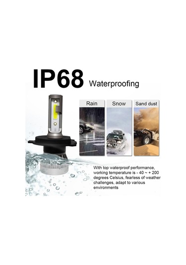 6000lm Led Far Toyota Kia Nissan Opel Otomatik Lamba Ampulü Araba Led Işık H4 H7 H11 9005 9006 Hb3 Hb4 H1 Otomobil H11